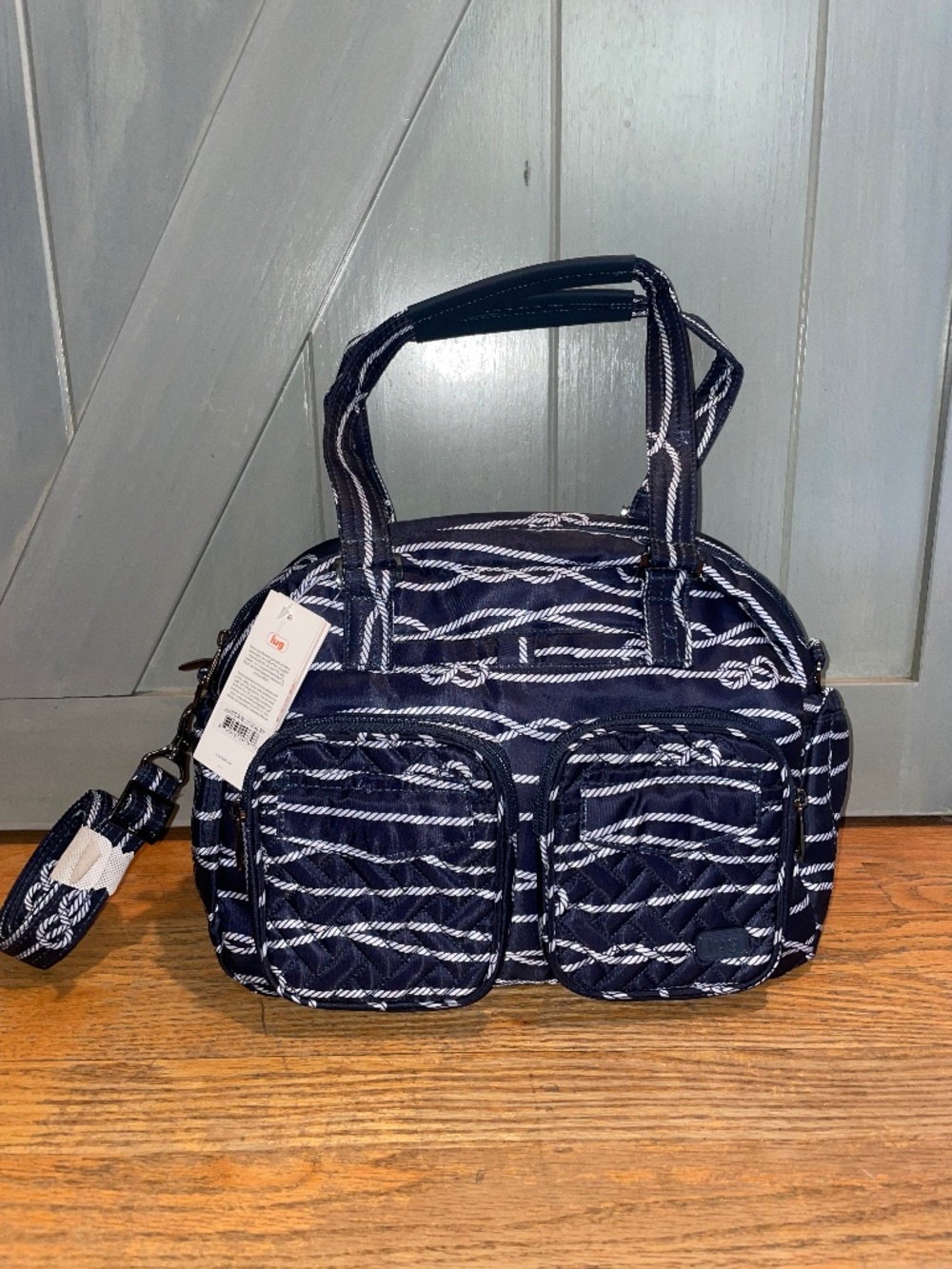 Lug Nautical Navy Jumper Tote